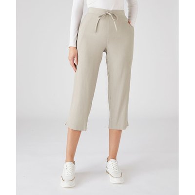 Pantacourt lin femme La Redoute