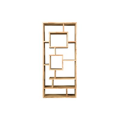 Bibliothèque ouverte design en bois massif L80 cm CHAPMAN MILIBOO