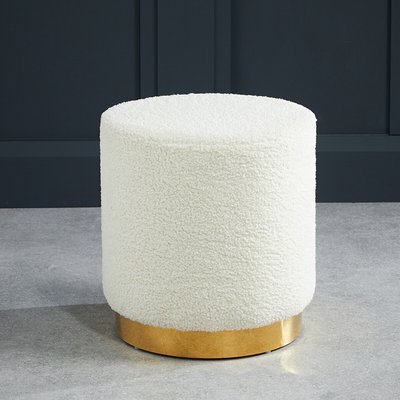 Teddy Boucle Footstool SO'HOME