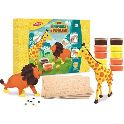 Mes Animaux De La Savane à Modeler - Joustra JOUSTRA