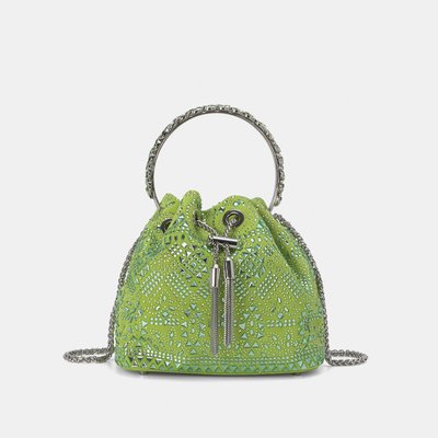 Sac seau en cuir avec strass ALMA EN PENA