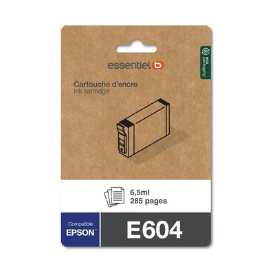 Cartouche d'encre E604 Noire ESSENTIEL B