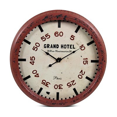 Horloge ancienne murale grand hôtel DECORATION D’AUTREFOIS