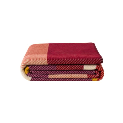 Plaid VALMOREL CARRE BLANC