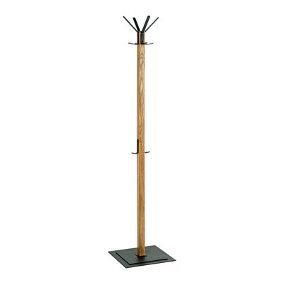 Porte manteau en chêne et métal noir - H180 cm CALICOSY