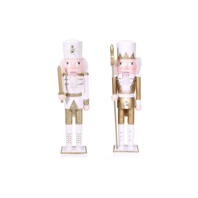 Set de 2 figurines en bois Casse noisettes 35,5 cm CMP