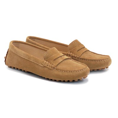 Mocassins femme cuir daim JULES & JENN