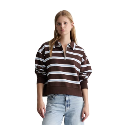 Sweat-shirt polo relaxed en coton bio MARC O’POLO DENIM
