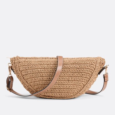 Crossbody-Bag Amanda aus Raffiabast PIECES