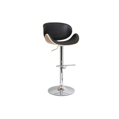 Tabouret de bar design réglable WALNUT MILIBOO