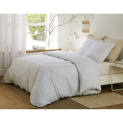 Housse de couette + taies gaze de coton Murmure EDEN