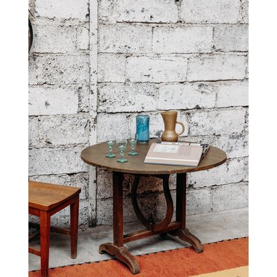 Table de vigneron en bois Romy N°332 - Bon état DEBONGOUT
