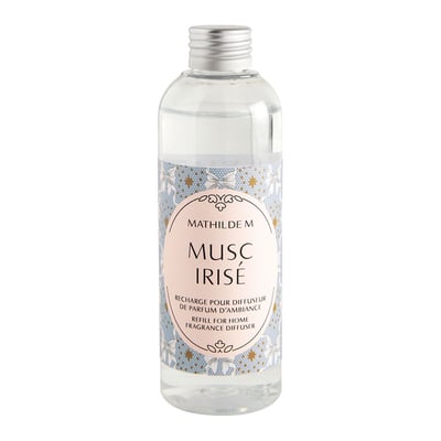 Recharge parfum 200 ml Musc Irisé RUBANS DE FÊTE MATHILDE M