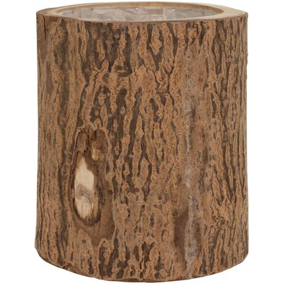 Cache-pot en bois rond, Merino RECOLLECTION