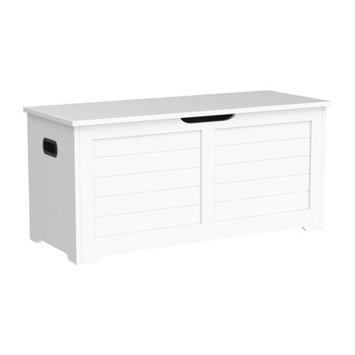 Coffre à jouets blanc - L100 cm CALICOSY