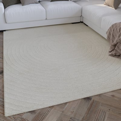 Tapis texturé en relief cerclé ,  HAMPTONS NINETEEN WECON HOME