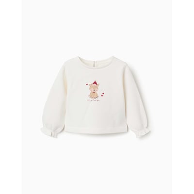 Sweat en coton peigné avec renne imprimé ZIPPY