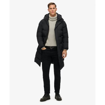 Doudoune longue à capuche SUPERDRY