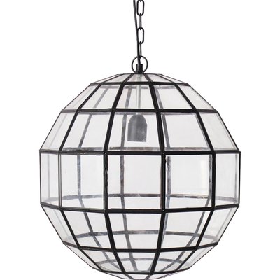 suspension florale en verre décoré style contemporain RECOLLECTION