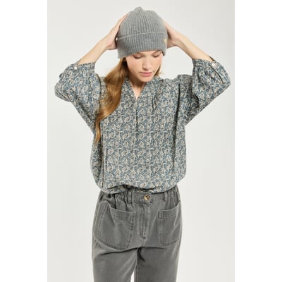 Blouse imprimée - coton TERRE & MER