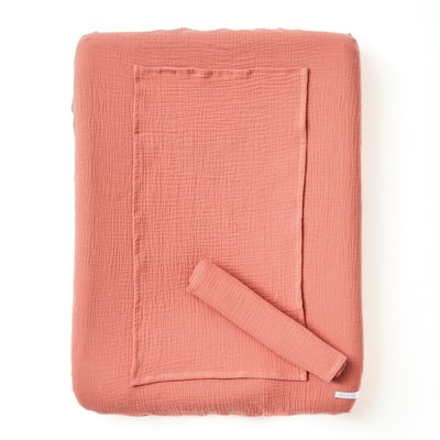 Housse de matelas à langer + 2 langes - LES ESSENTIELS COCOEKO