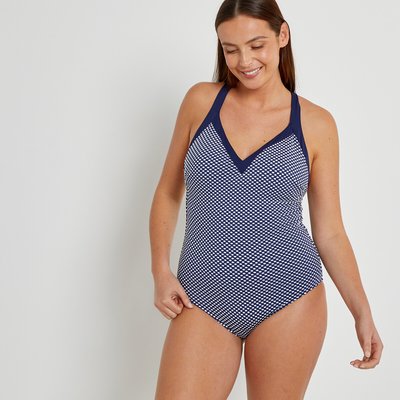 Maillot de bain 1 pièce, dos croisé LA REDOUTE COLLECTIONS PLUS