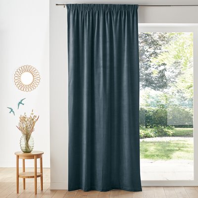 Cortina de terciopelo con trenzado fruncido, Velvet LA REDOUTE INTERIEURS