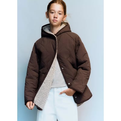 Anorak matelassé moutonné MANGO KIDS