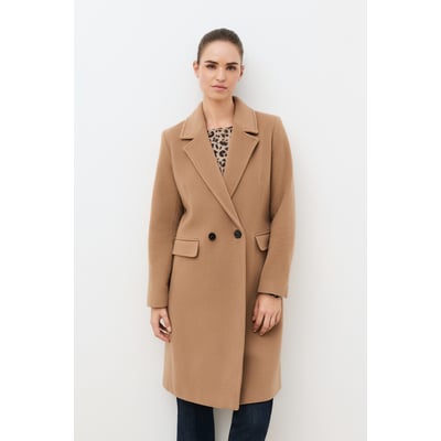 Manteau droit en laine GREGORY CAROLL