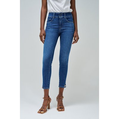JEAN SECRET PUSH IN CROPPED SKINNY SALSA JEANS