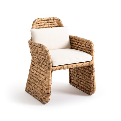 Fauteuil de table jacinthe d’eau tressée, Galbo AM.PM
