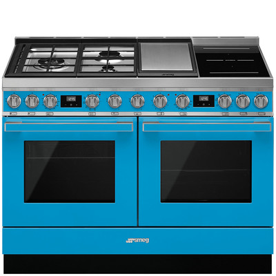 Piano de cuisson mixte 6 feux 120 cm CPF120IGMP SMEG