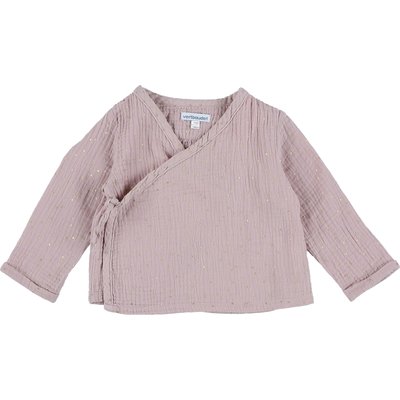Blouse cache coeur gaze de coton - Très bon état VERTBAUDET