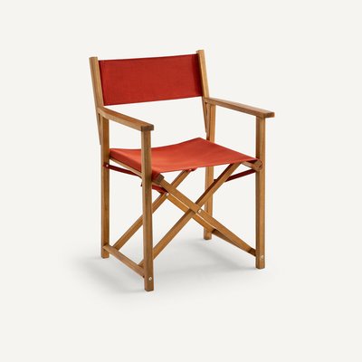 Silla plegable de acacia y lona, Alfred AM.PM