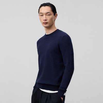 Pull regular fit texturé ADOLFO DOMINGUEZ