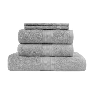 Ensemble de bain 5 pièces (1 drap de bain + 2 serviettes de toilette + 2 gants) LUXURY SENSEI MAISON