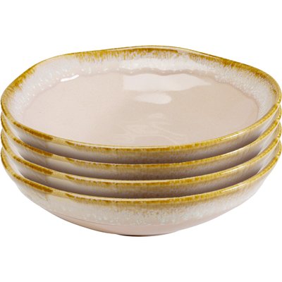Lot de 4 assiettes creuses, NALA KARE DESIGN