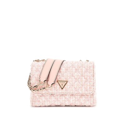 Mini Sac À Bandoulière Giully Tweed Sequins GUESS