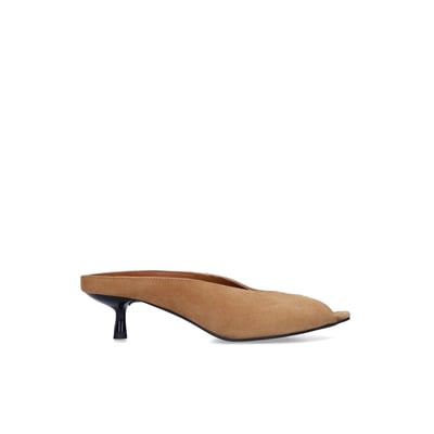 Mules à talon en daim SACHA