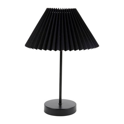 Lampe Métal Tissu Plissé Aurélia e DECORATIE