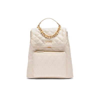 Sac à dos matelassé couleur crème LIU JO