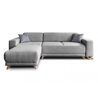 Canapé d'Angle Convertible en Tissu 4 places - BELLA LISA DESIGN