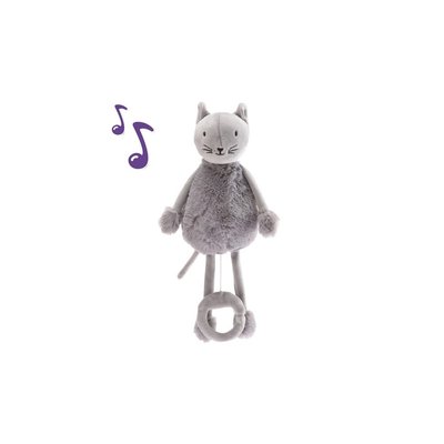 Peluche Boîte à musique - Oscar le Chat PIOUPIOU ET MERVEILLES