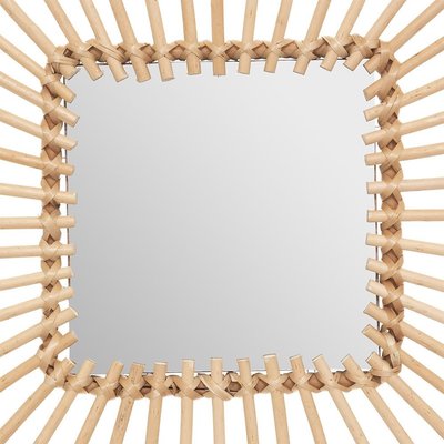Miroir rotin carré ATMOSPHERA