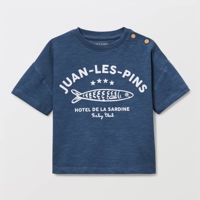 T-shirt manches courtes imprimé en coton BIO GOTS BOUT'CHOU