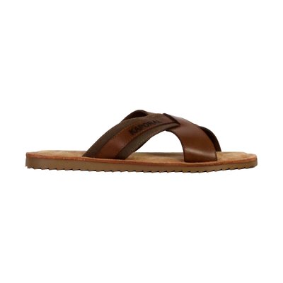Mules Plates Cuir Janel KAPORAL