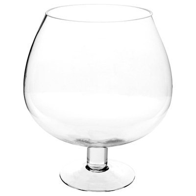 Vase sur pied verre ATMOSPHERA