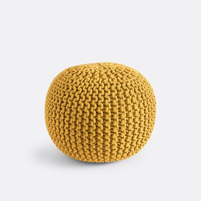 Pouf rond tressé Bisho LA REDOUTE INTERIEURS