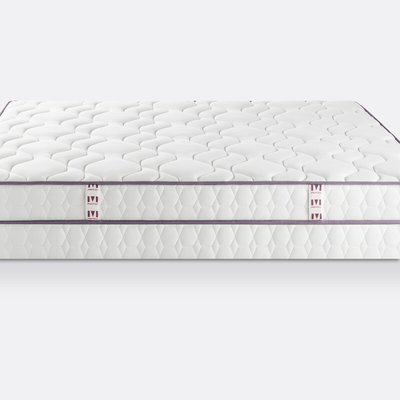 Ensemble stevige matras latex en lattenbodem, Happy Lit MERINOS
