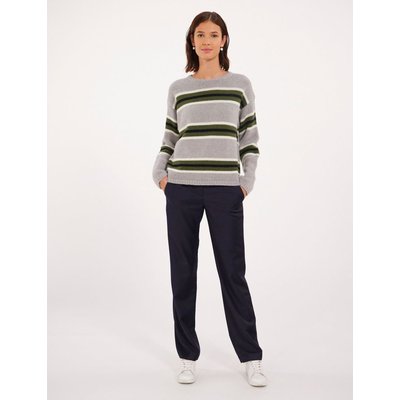 Pull Elina gris/ vert laine INES DE LA FRESSANGE PARIS